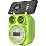Exenar Kablosuz Bluetooth Hoparlör Speaker Telefon Tutucu Rgb Hoparlör Renkli Işıklı Ses Bombası 5W - Yeşil