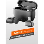Exenar Kablosuz Type-C Yaka Mikrofonu Profesyonel 2 Mikrofonlu Typec