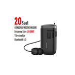 EXENAR Makaralı Kulaklık Titreşimli Yaka Mandallı Makaralı Bluetooth Kulaklık 20 Saat