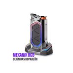 EXENAR Mekanik Subwoofer Gaming RGB Hoparlör Magnetic Bluetooth Hifi Mega Bass Speaker