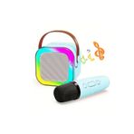 EXENAR Mini Kablosuz Bluetooth Karaoke Hoparlör Kareoke Makinesi Çocuklar İçin Evde Karaoke Seti