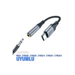 EXENAR Samsung Fold ZFold2 ZFold3 ZFold4 ZFold5 ZFold 6 3.5mm Type-C Jack Çevirici Kulaklık Dönüştürücü