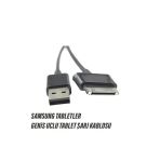 Exenar Samsung Galaxy Tab P1000 P3100 P5100 P5110 P6200 P6800 P7300 P7500 N8000 -N8010 Tablet Şarj Kablosu