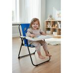 Exent Kids 2–6 Yaş, Uzay Yolu Katlanır Portatif Çalışma Masası ve Sandalye, Tak-Çıkar Masa-Mavi - Çok Renkli - 32 cm x 32 cm