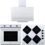 Exep Hero Beyaz 3'lü Ankastre Set ED402-EO320-EF240 A Enerji Sınıfı Modern Mutfak Uyumlu