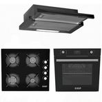 Exep Start EF-260 - EO-320 - E5E Siyah 3'lü Ankastre Set