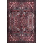 Exeter Klasik Bordo Polyester Dikdörtgen Pamuk Makinada Yıkanabilir Kaymaz Taban Dijital Makine Baskı Salon Halı-I-Artl-ba25-300x400-Dikdörtgen