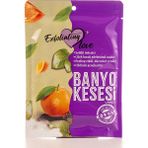 Exfoliating Love Yağlı Cilt Portakal Kokulu Kese Kalın %100 Viskoz - Ekru