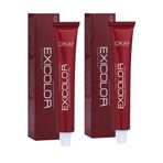 Exicolor 0.44 Yoğun Bakır 2x60 ml Saç Boyası