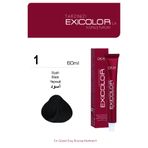 Exicolor 1 Siyah 60 ml Saç Boyası