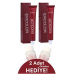 Exicolor 3.4 Koyu Kestane 2x60 ml Saç Boyası