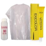 Exicolor 30 Volüm Peroksit + Boya Naylonu + 12.08 Parlak Buğday 60 ml Tüp Saç Boyası