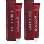 Exicolor 7.443 Kumral Yoğun Bakır Dore 2x60 ml Saç Boyası