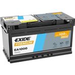 Exide Exıde EA1000 12V 100AH 900A Premıum Akü (Üretim TARIHI:2025)