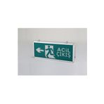 Exit Sol Acil Çıkış Levhası