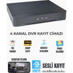 Exitcam 4 Kanal Xmeye Destekli Sesli Kayıt Özellikli Dvr Kayıt Cihazı - Beyaz