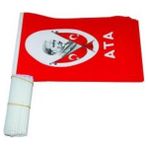 Exiz Ticaret 40 Adet Çıtalı Battal Boy Büyük Atatürk Bayrağı (22CM-32CM) - Kırmızı