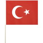 Exiz Ticaret Çıtalı Sopalı Bayrak Battal Boy 80 Adet Türk Bayrağı - Kırmızı