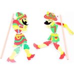 Exiz Ticaret Hacivat ve Karagöz Oyun Seti - Renkli