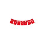 EXİZTİCARET 250 ADET İPLİ MİNİ TÜRK BAYRAĞI (6CM-9,6CM) exizNM163