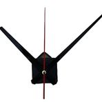 EXİZTİCARET Saat Mekanizması 1. Sınıf Akar Sessiz Saat Mekanizması 16 mm Şaft Askılı 3d Saatlerle Uyumlu Siyah exizNM291