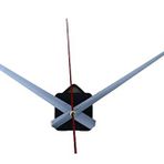 EXİZTİCARET Saat Mekanizması 1. Sınıf Akar Sessiz Saat Mekanizması 22 mm Şaft Askılı 3d Saatlerle Uyumlu Gümüş exizNM292