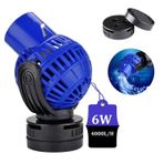 EXLECO JVP-130 Wavemaker dalga motoru, akvaryum sirkülasyon motoru, 4000 l/sa, 6 W, 360° döndürülebilir, 60 ~ 80 cm tatlı ve tuzlu su akvaryumları için
