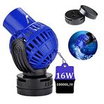 EXLECO JVP-133 Wavemaker dalga motoru, akvaryum sirkülasyon motoru, 10000 l/sa, 16 Watt, 360° döndürülebilir,150 ~ 200 cm, tatlı ve tuzlu su akvaryumları için