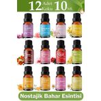 exocare 12 li Set6 Esansiyel Uçucu Yağı Buhurdanlık Difüzör Esansı oda parfümü ve banyo kokusu 12x10ml