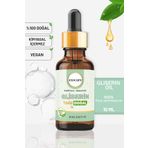 exocare Gliserin Yağı %100 Saf ve Doğal,Bitkisel Yağ Cam Damlalıklı Doğal bakım Natural Glycerin Oil 10ml