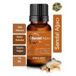 exocare Sandal Ağacı Esansiyel Uçucu Koku Yağı Buhurdanlık Difüzör Esansı oda banyo ve dolap parfümü 10ml