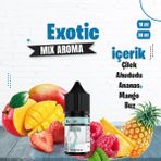 Exotic Mix Aroma Çilek Ahududu Ananas Gıda Aroması 10 ml