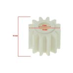ExperMarket ARÇELİK K8035 RONDO DOĞRAYICI MOTOR MİL DİŞLİSİ RONDO MOTOR MİLİ SETİ DİŞLİSİ-1 ADET