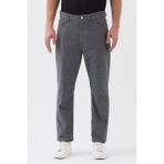 Expier Erkek Koyu Gri Desenli Gabardin Pamuklu Regular Fit Rahat Kesim Pantolon ART-009 - 28
