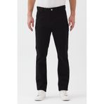EXPIER Erkek Siyah Gabardin Pamuklu Regular Fit Rahat Kesim Siyah Pantolon ART-005