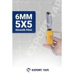 EXPORTYAPI Güvenlik Ağı – 5 cm Gözenek – 6 mm ip – Güvenlik Filesi – İnşaat Filesi - 1 metre x 1 metre