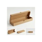 Expres Koli 100'lü Paket Kraft Pide Kutusu 13x40x4 cm - Toptan Paket Servis Ambalajı