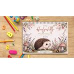 Express Planlayıcı 2027 Takvim A4 Ebat 53 Haftalık Planlayıcı Hedgehog Planner