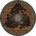 EXPRESS-STICKEREI Viking Yamaları Demir Üzerinde Viking Kalkanı Viking Aksesuarları Erkekler/Kadınlar için | Ejderha Yamaları Viking Kostüm Erkekler için Demir Viking Taktik Moral Yamaları | 7,5 x 7,5 cm