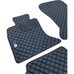 ExpressTr Oto Halı Paspas Seti Bmw E Serisi Modelleri Uyumlu Sline Sport Kaymaz & Şık Tasarım - BMW E F10 2010-2013 - Siyah - Füme