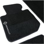 ExpressTr Oto Halı Paspas Seti Renault Clio Serisi Modelleri Uyumlu Sport Kaymaz & Şık Tasarım - Renault Clio 3 2005-2011 - Siyah