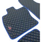 ExpressTr Oto Halı Paspas Seti Seat Leon Serisi Modelleri Uyumlu Sline Sport Kaymaz & Şık Tasarım - Seat Leon 2020-2025-Otomatik - Siyah - Mavi