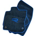 ExpressTr Oto Halı Paspas Seti Volkswagen Golf Serisi Modelleri Uyumlu Sline Sport Kaymaz & Şık Tasarım - Volkswagen Golf 6 2008-2012 - Siyah - Mavi