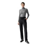 Exquise Bağcıklı Regular Örme Pantolon, S, E25K05165002, Siyah, Kadın