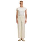 Exquise Bağcıklı Regular Triko Pantolon, S, E25K05126001, Ekru, Kadın
