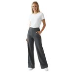 Exquise Beli Bağcıklı Regular Örme Pantolon, L, E25K05165004, Antrasit, Kadın