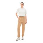 Exquise Beli Lastikli Bilek Boy Regular Örme Pantolon, L, beli-lastikli-bilek-boy-regular, Camel, Kadın