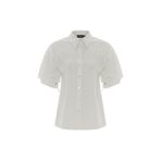 Exquise Kadın Ayarlanabilir Kol Detaylı Regular Gömlek, Beyaz, 42