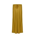 Exquise Saten Yüzeyli Bağcıklı Regular Dokuma Midi Etek, 36, E25K05115079, Lime, Kadın