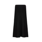 Exquise Yüksek Bel Midi Triko Regular Etek, M, E25K05127001, Siyah, Kadın